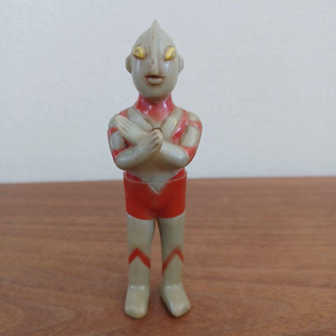 当時ものブルマァク　「ウルトラマン」「ウルトラセブン」12㎝ミニソフビ5点セット