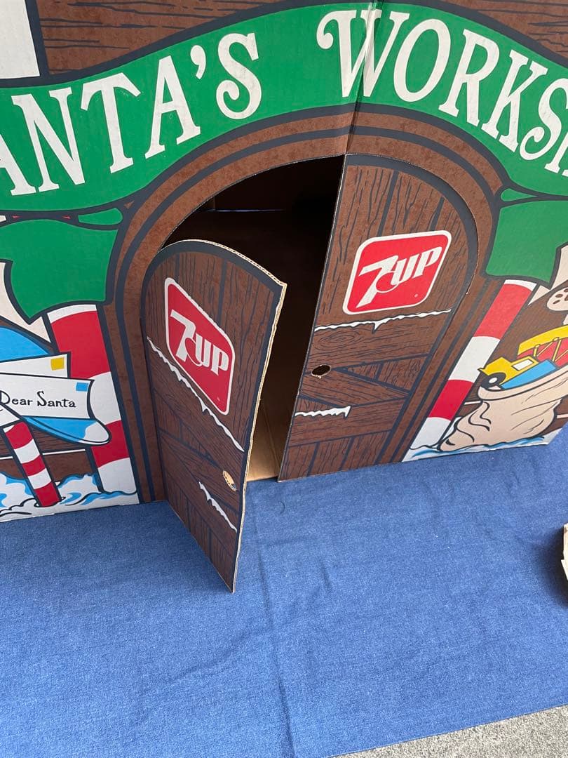 珍品！アメリカ買付け1980's Vintage 7up SANTA WORKS