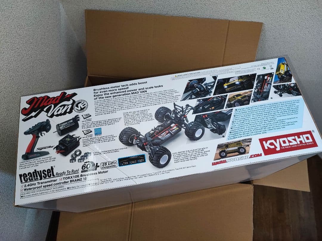 【新】京商 1/10 EP 4WD フェーザーMk2 FZ02L マッドバンVE