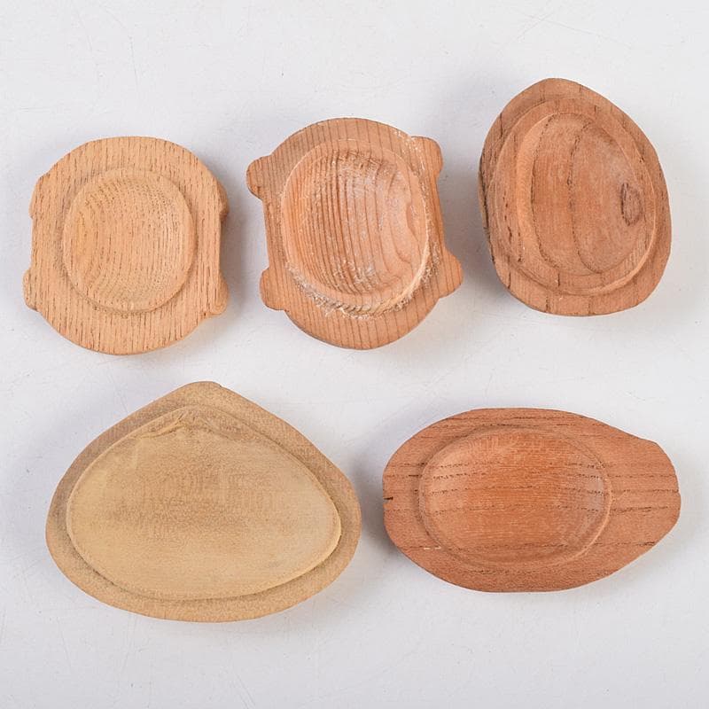 茶道具　木彫　亀香合　魚香合など　5点まとめて　V　R9240