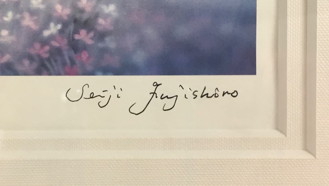 ○[作品極美品 藤城清治 ダイヤモンドスクリーニング 光の夢 本人直筆サイン