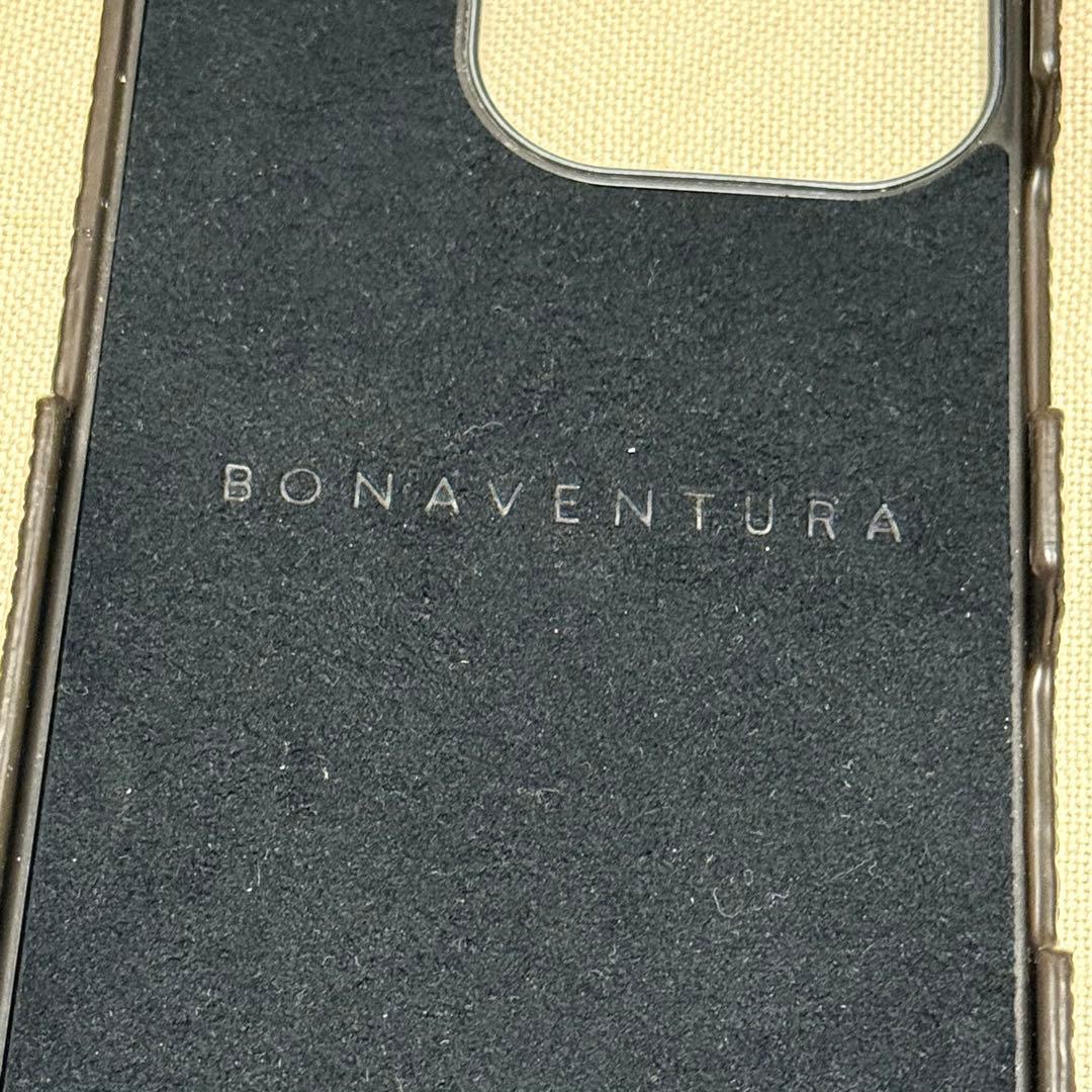 BONAVENTURA ストラップ付きケース ピンク　iPhone16pro