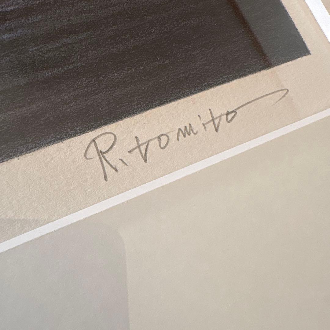 リトグラフ　富田利吉郎