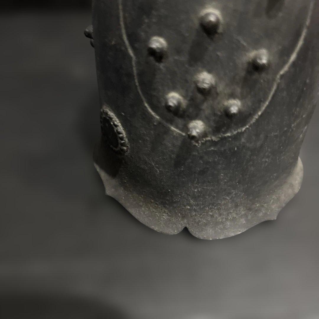 「【古仏具】大型 鋳物鈴 仏鈴 祈祷鈴 喚鐘 寺院仏具 古道具 時代物」