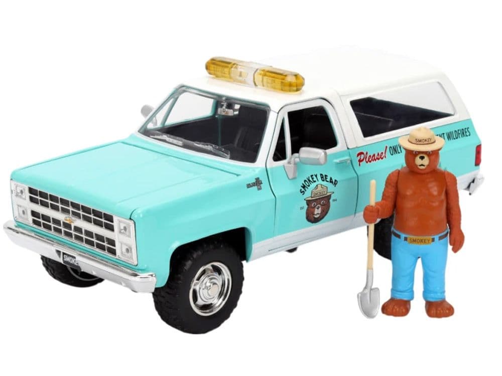 JADA 1980 シボレーブレーザー & スモーキーベアー・フィギア