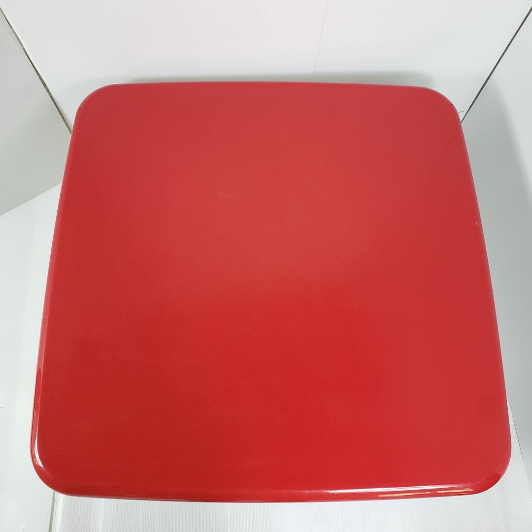 昭和レトロ　赤色　コタツ　藤原ファニチャー