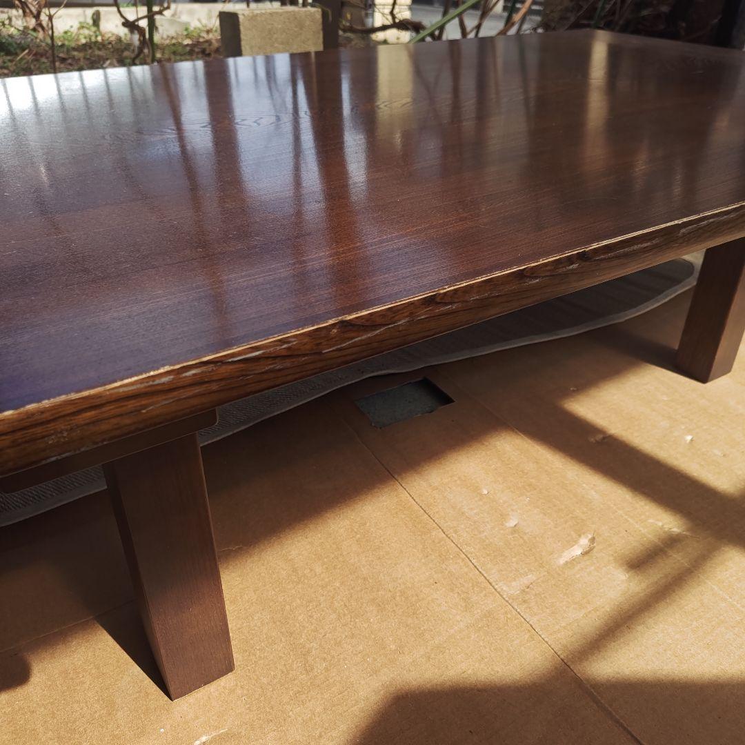 昭和レトロ　カリモク　高級ロー&ハイテーブル　切り替え式　ちゃぶ台　送料込