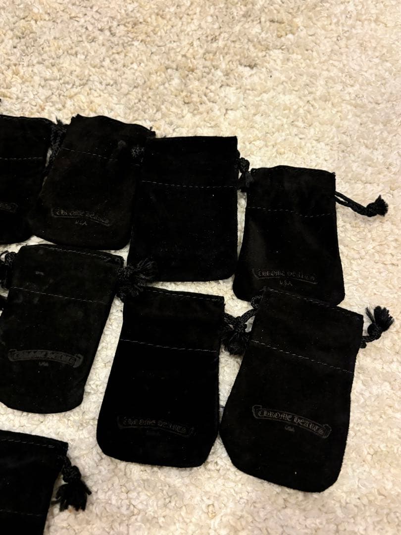 chrome hearts クロムハーツ　革袋　巾着　16枚