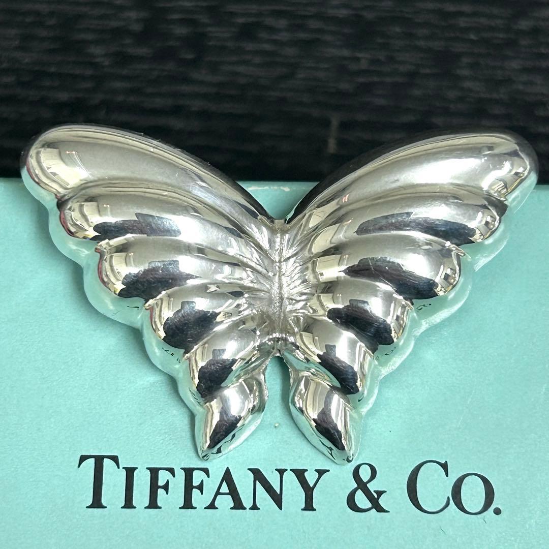 ティファニー ブローチ バタフライ 蝶 ピンバッチ シルバー925 レディース