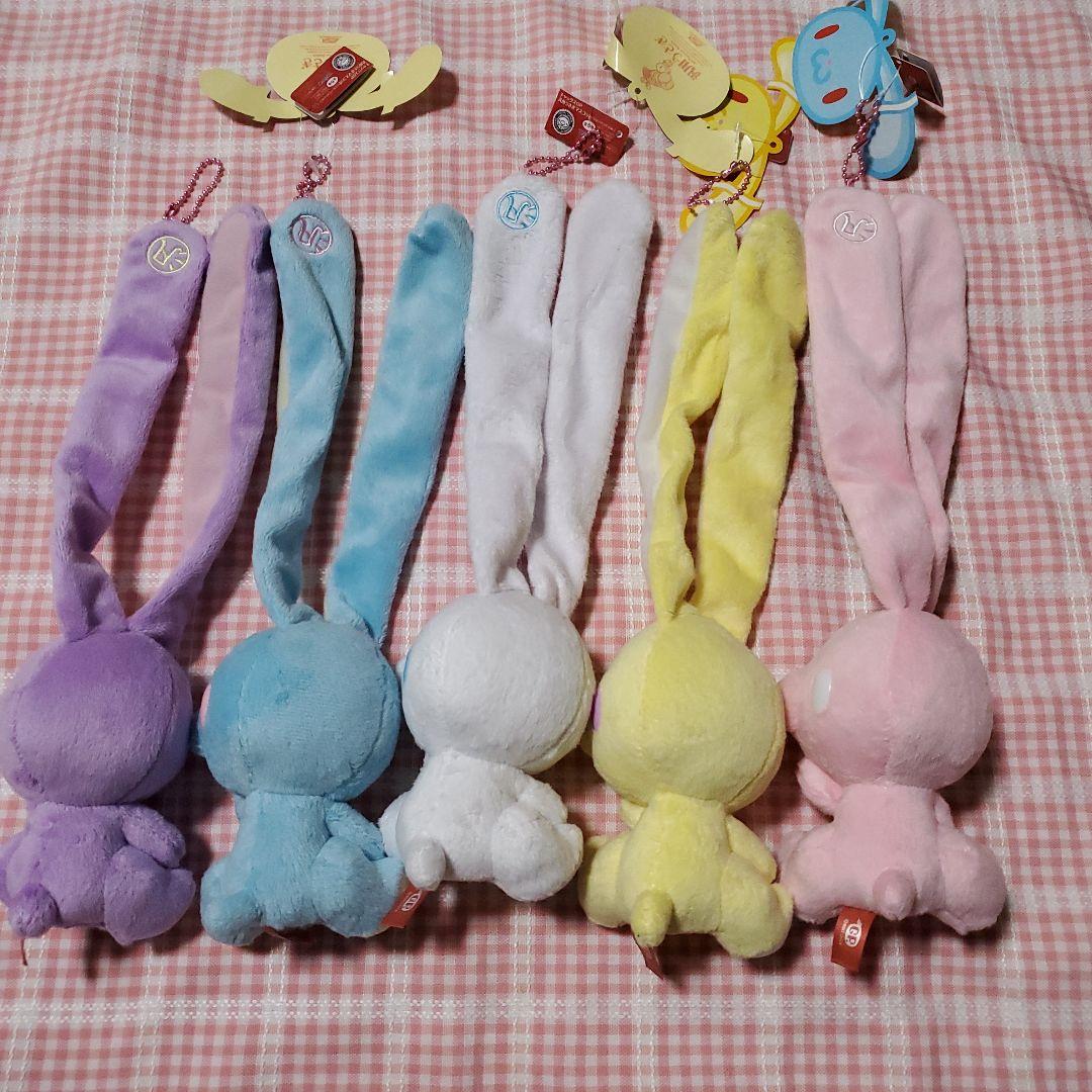 メルカリ☆チャックスGP☆汎用うさぎマスコット(シャーベッティver.)全5種