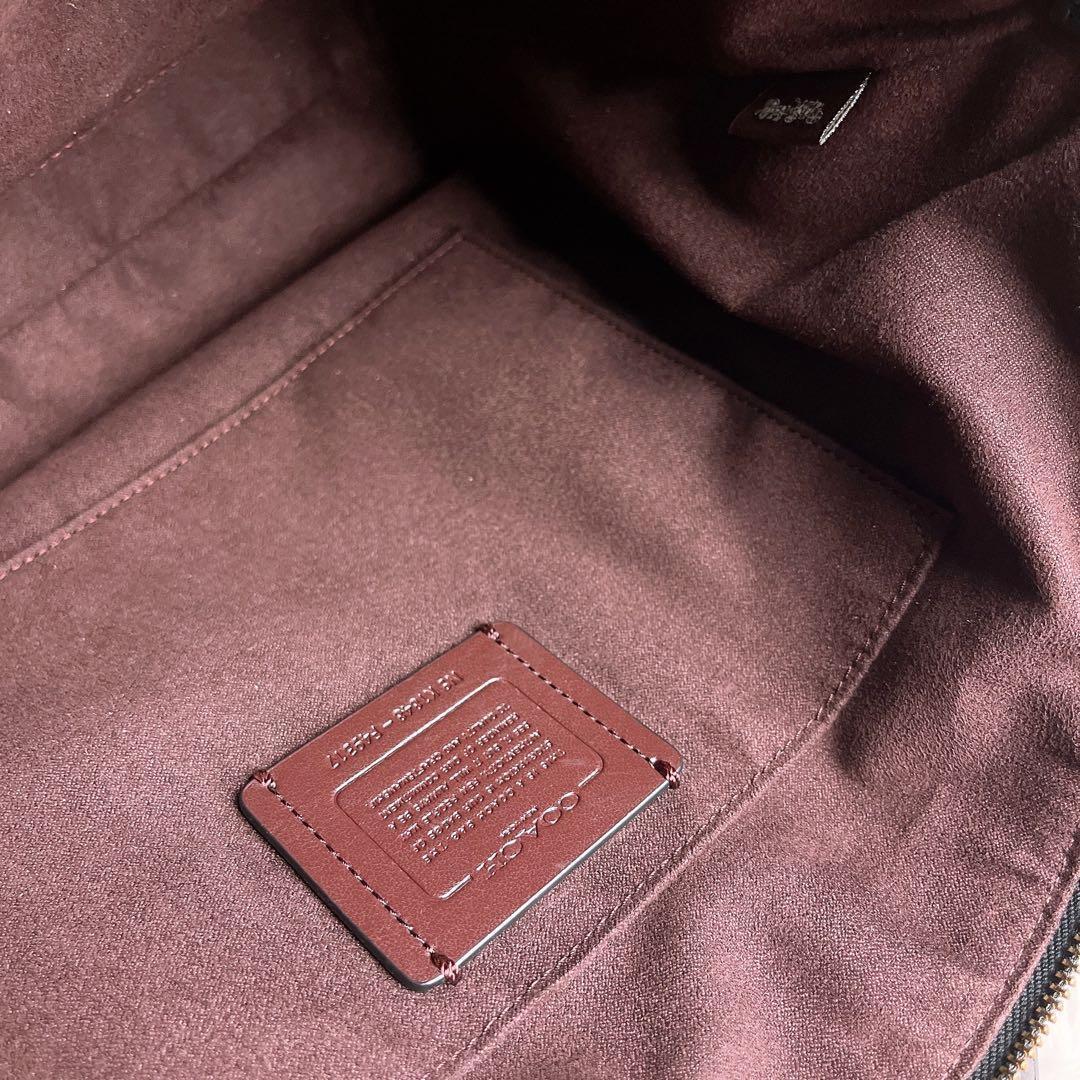 極美品☆COACHコーチ 2wayショルダーバッグ ブラウン シグネチャー