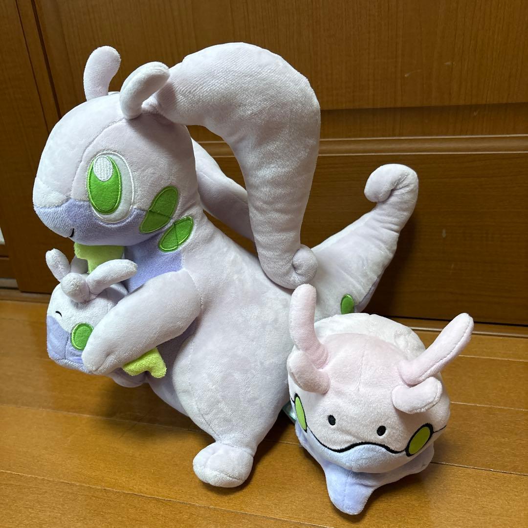 ポケモン　だっこぬいぐるみ　ヌメラ&ヌメルゴン・ミニヌメラ セット