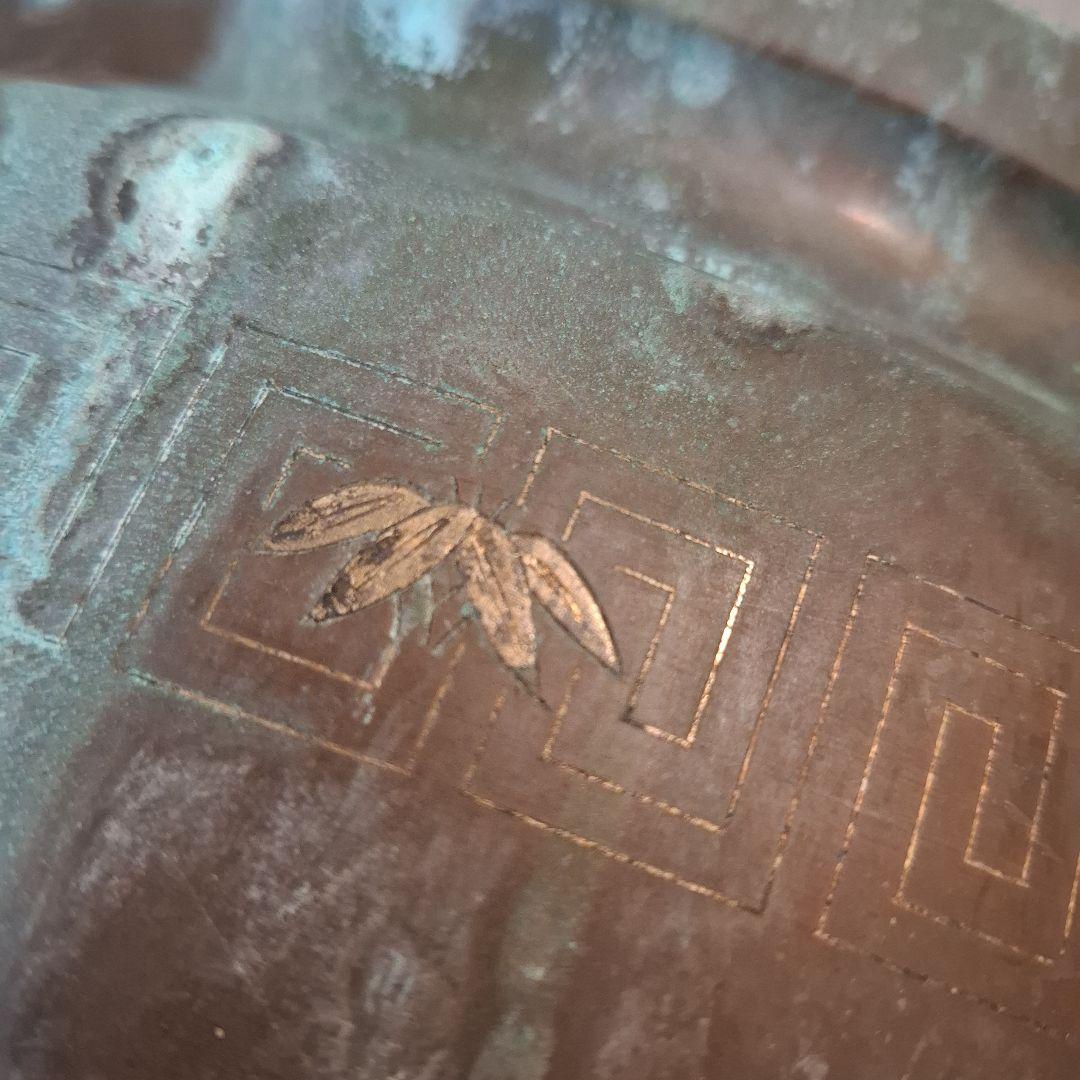 伝統工芸　工芸美術　大火鉢　丸火鉢　銅製火鉢　大型火鉢　 銅製　銅器　古銅