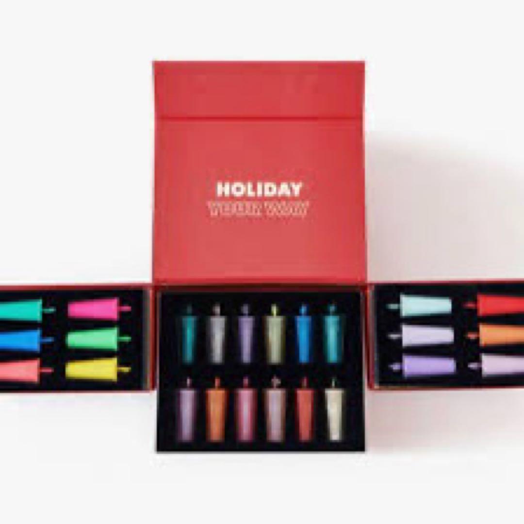 レア　海外　スターバックス　クリスマス　キラキラ　オーナメント　24個入りセット