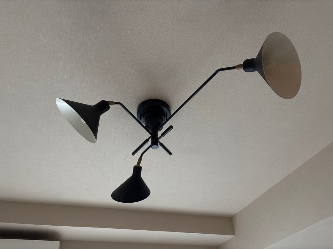 INTERFORM　Ronne (ロネ) 3灯シーリングライト※リモコン付属