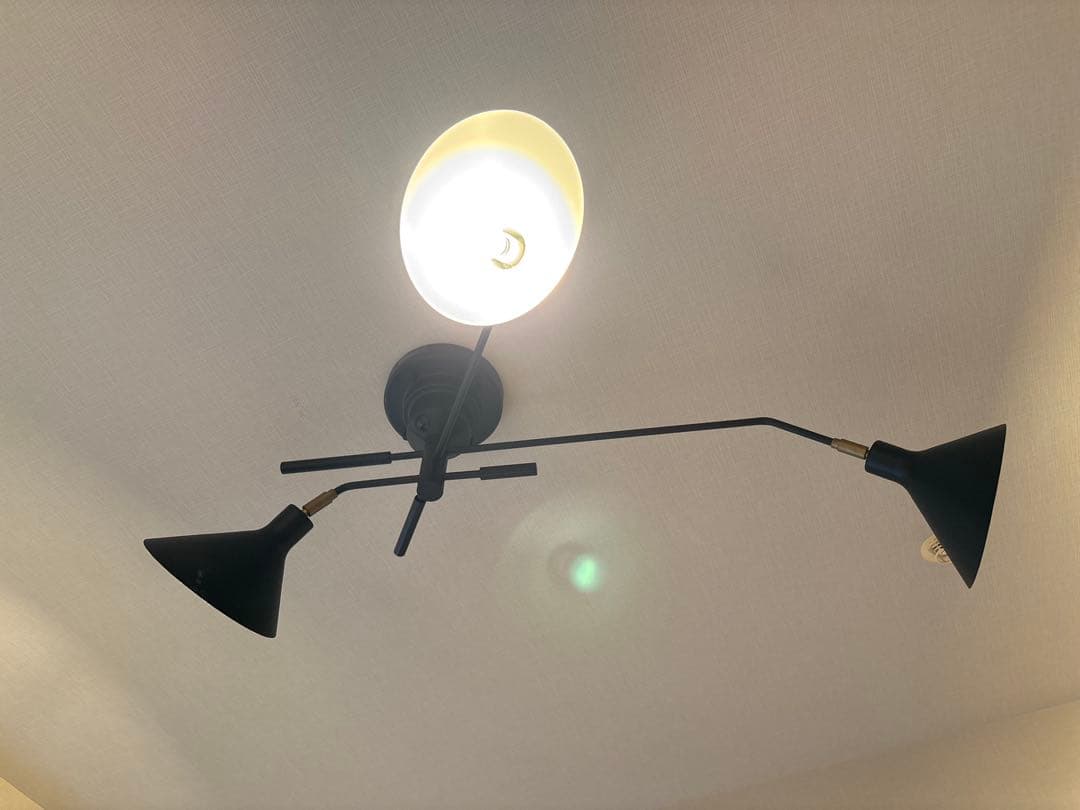 INTERFORM　Ronne (ロネ) 3灯シーリングライト※リモコン付属