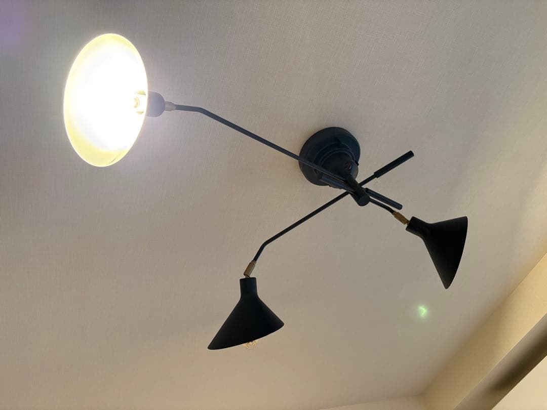 INTERFORM　Ronne (ロネ) 3灯シーリングライト※リモコン付属