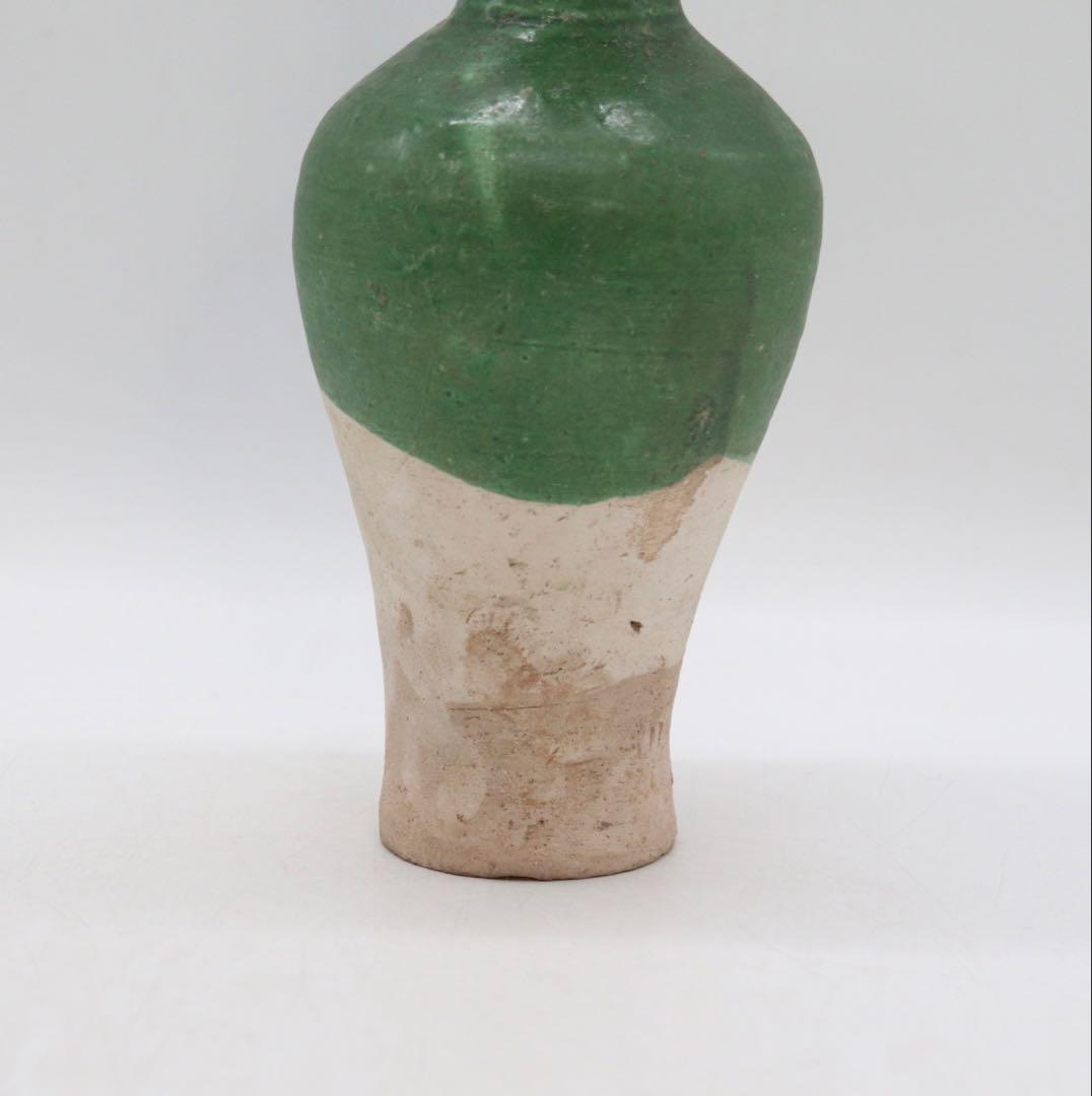 中国　唐時代　緑釉瓶　アンティーク　送料込み260104