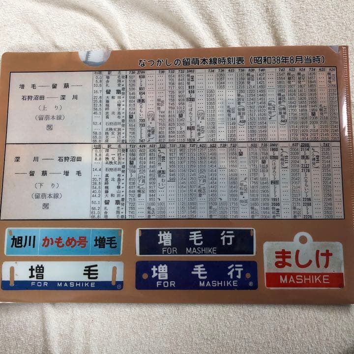 記念入場券 留萌本線 留萌駅ー増毛駅