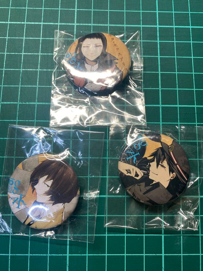 文豪ストレイドッグス 文スト 森鴎外 記念館 缶バッジ 森鴎外 太宰治 江戸川