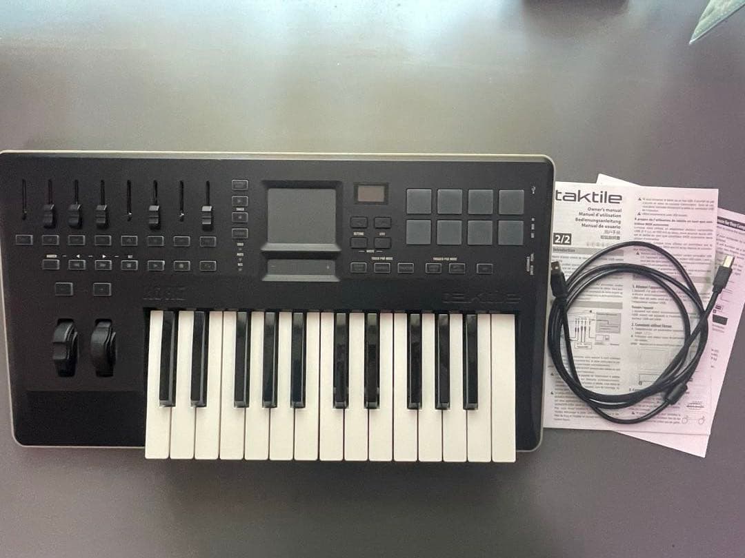 KORG USB MIDIキーボード taktile-25 タクタイル 25鍵