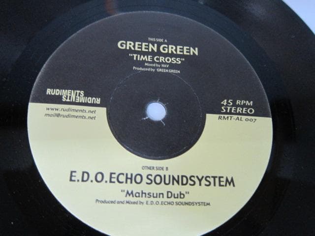 ！希少7インチ TIME CROSS / GREEN GREEN
