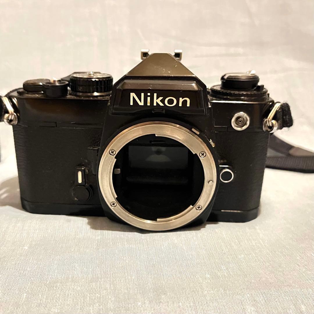 Nikon FA EF 一眼レフカメラ ブラック フィルム　2個セット　ジャンク
