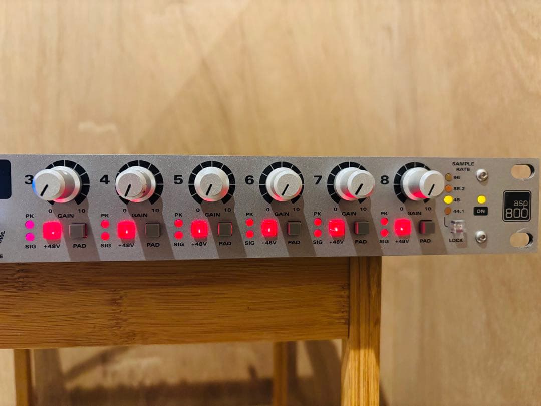 【完動品／生産終了】Audient ASP800 8ch マイクプリアンプ