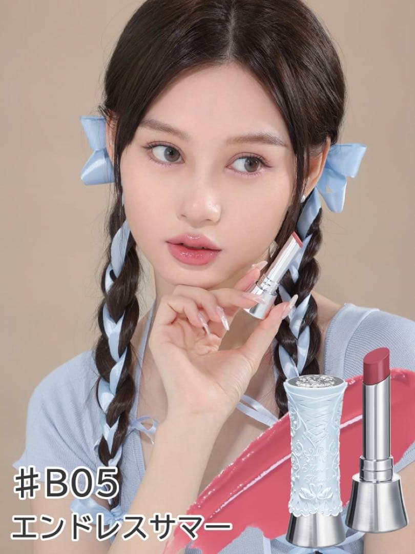 【新品7点セット】フラワーノーズ　スワンバレエ　手鏡＆チーク＆メイクブラシ＆口紅