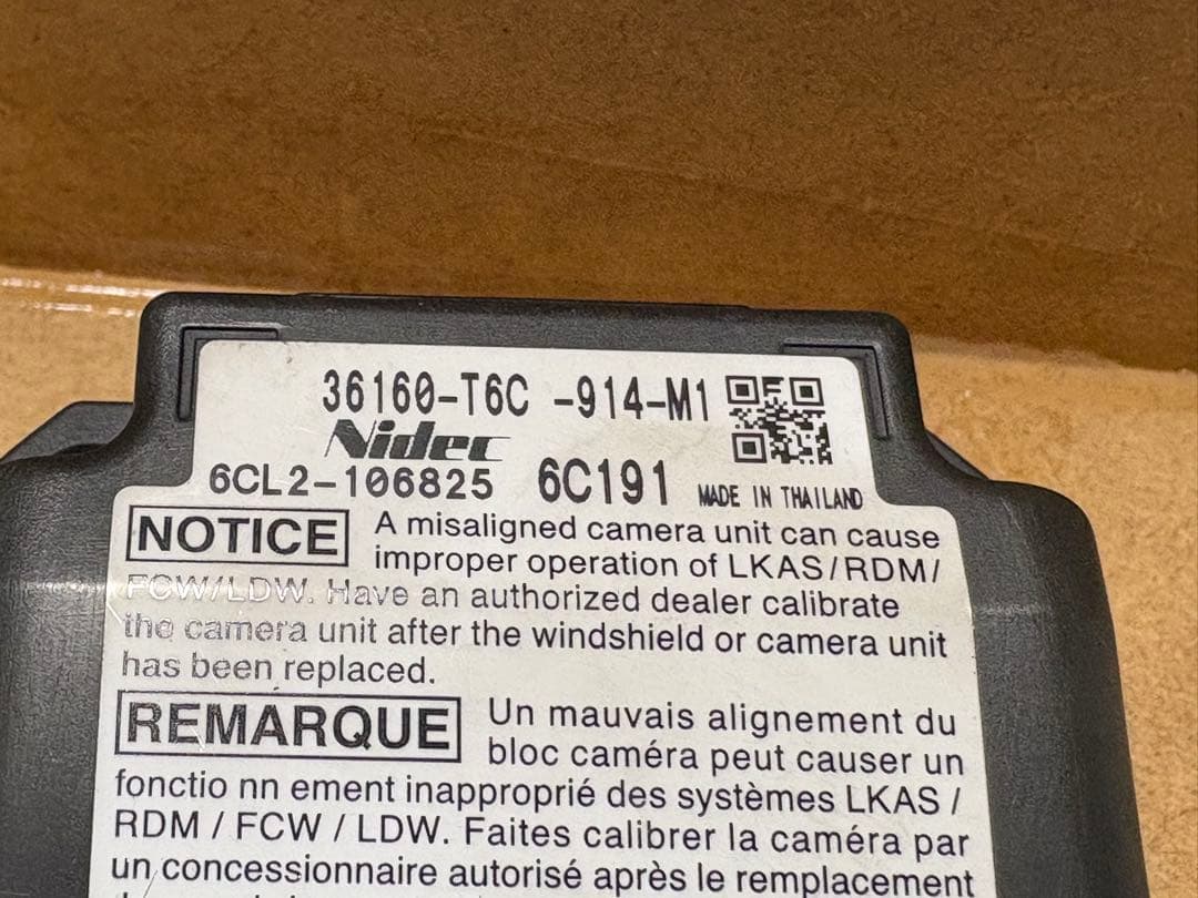 オデッセイ RC4 フロントカメラ 36160-T6C-914-M1 未テスト