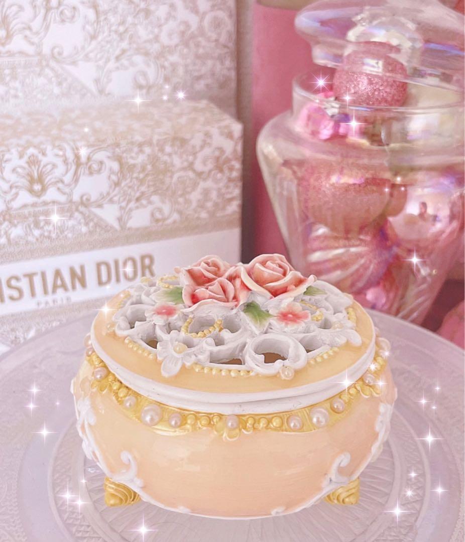 入手困難♡レア♡アンティーク♡リズリサ キャミソール♡小物入れ♡姫系♡薔薇雑貨♡