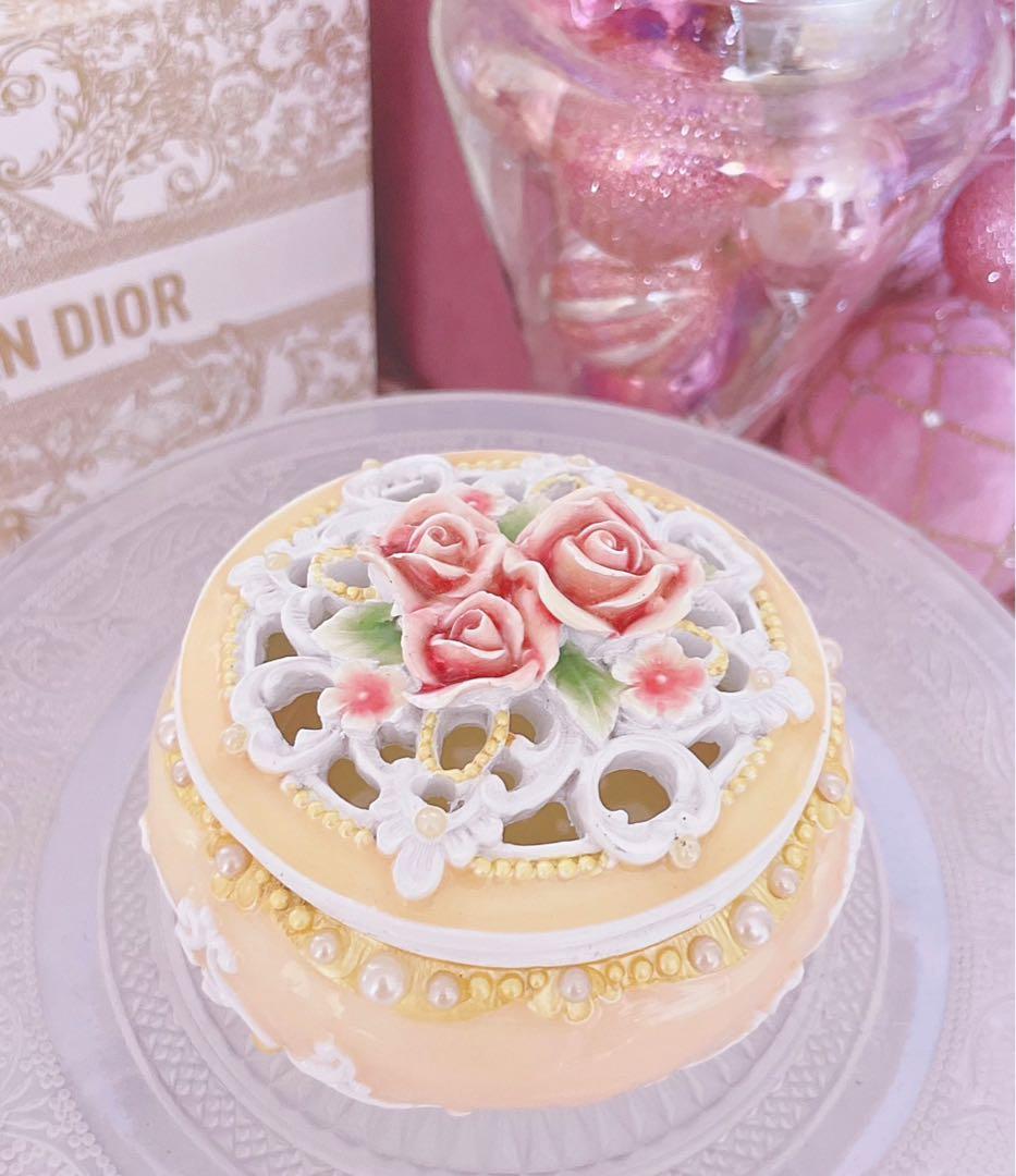 入手困難♡レア♡アンティーク♡リズリサ キャミソール♡小物入れ♡姫系♡薔薇雑貨♡