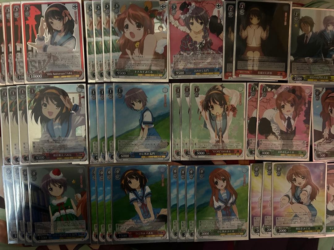 ヴァイスシュヴァルツ　涼宮ハルヒの憂鬱　デッキ、調整パーツ