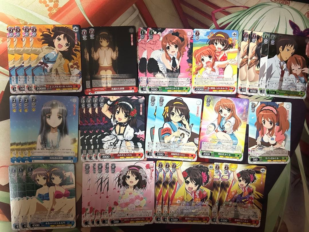 ヴァイスシュヴァルツ　涼宮ハルヒの憂鬱　デッキ、調整パーツ