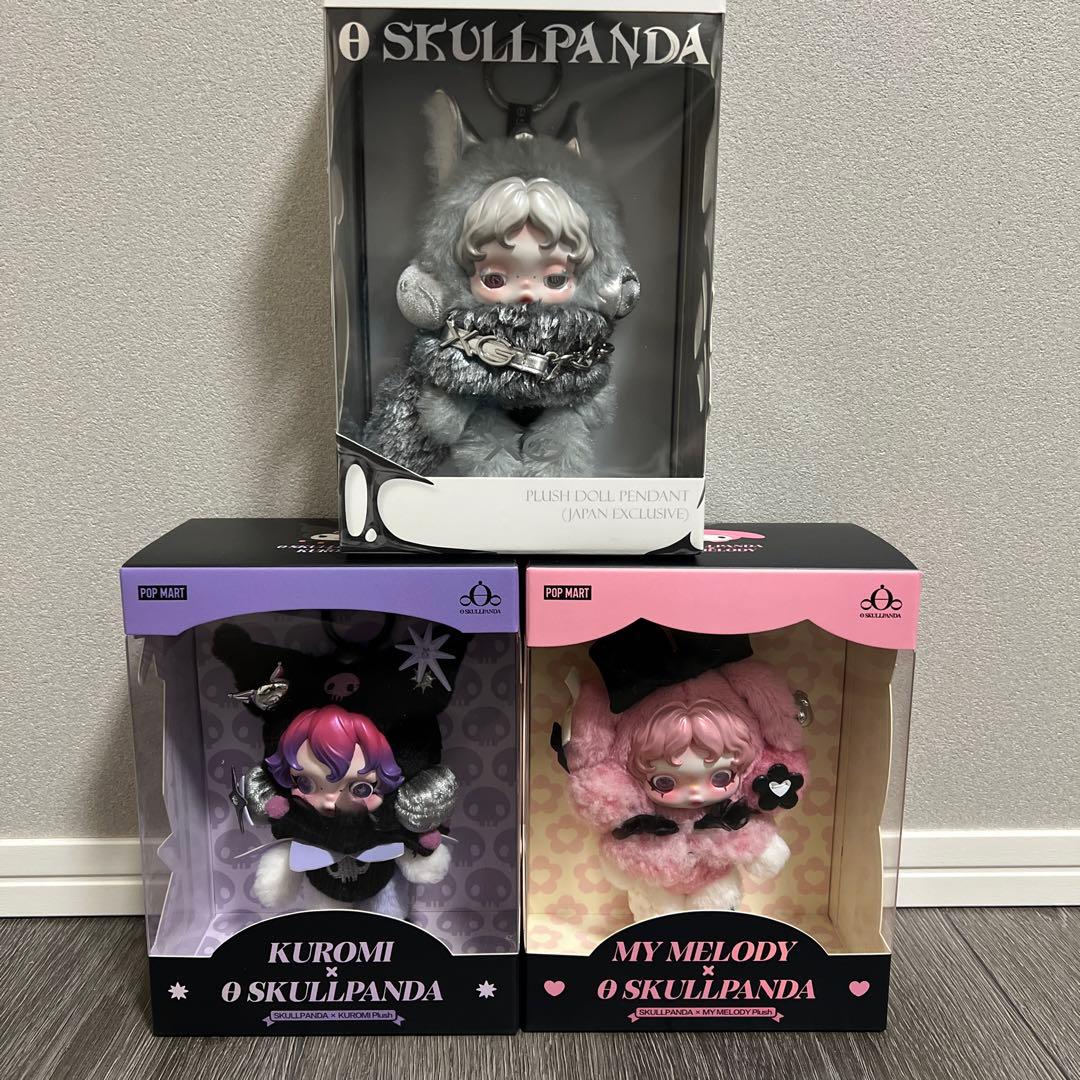 【正規品】POPMART SKULLPANDAコラボ3個セット