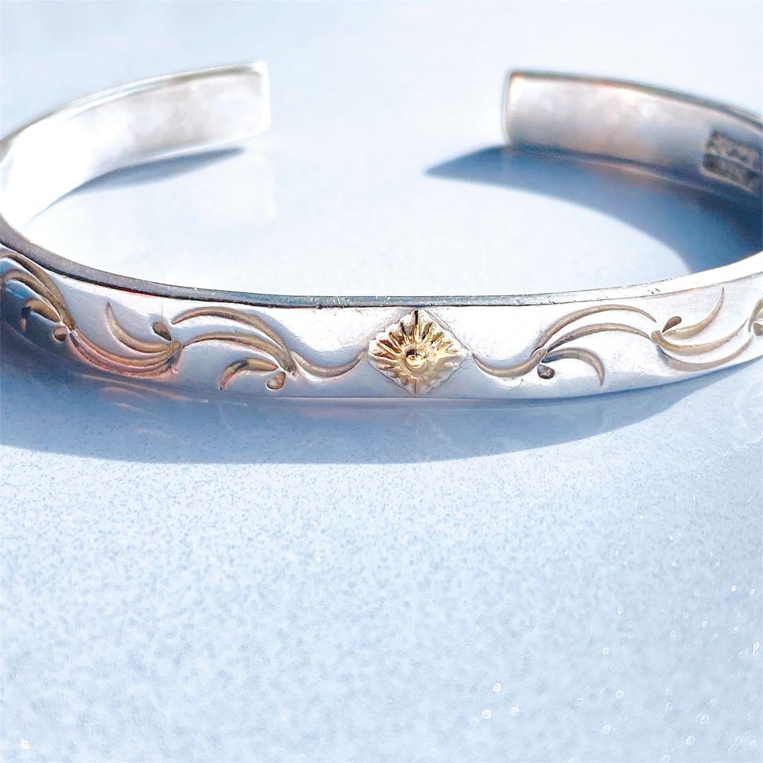 ARIZONA FREEDOM K18 b7-d太陽神 唐草バングル