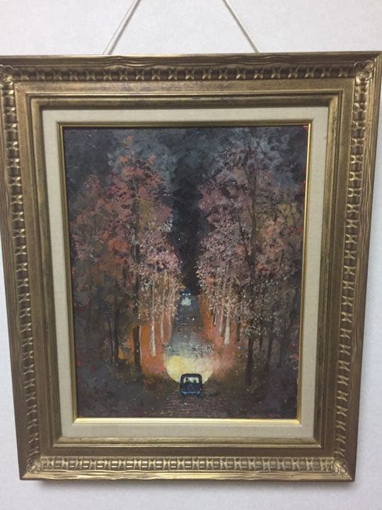 絵画、油絵、額縁