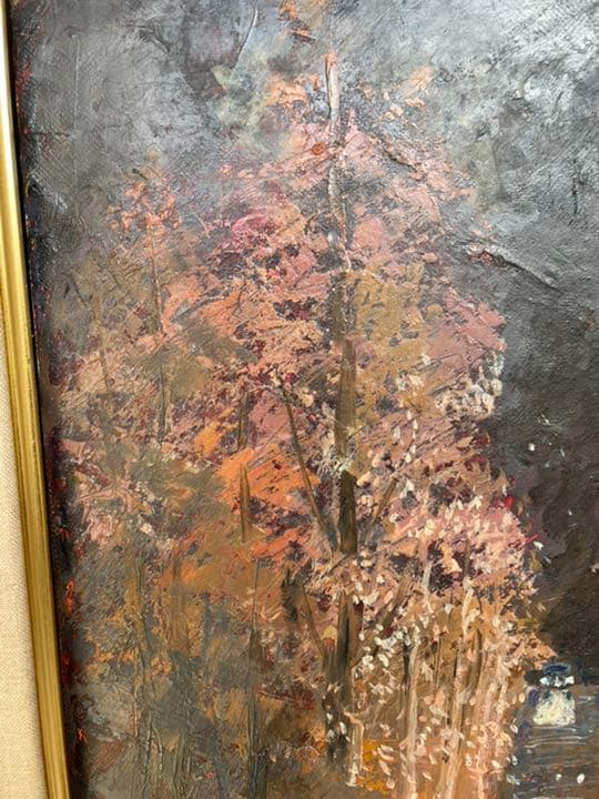 絵画、油絵、額縁