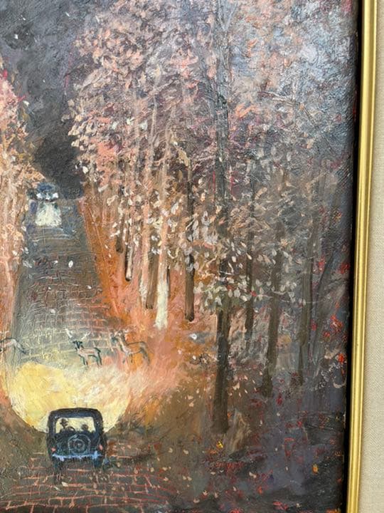 絵画、油絵、額縁