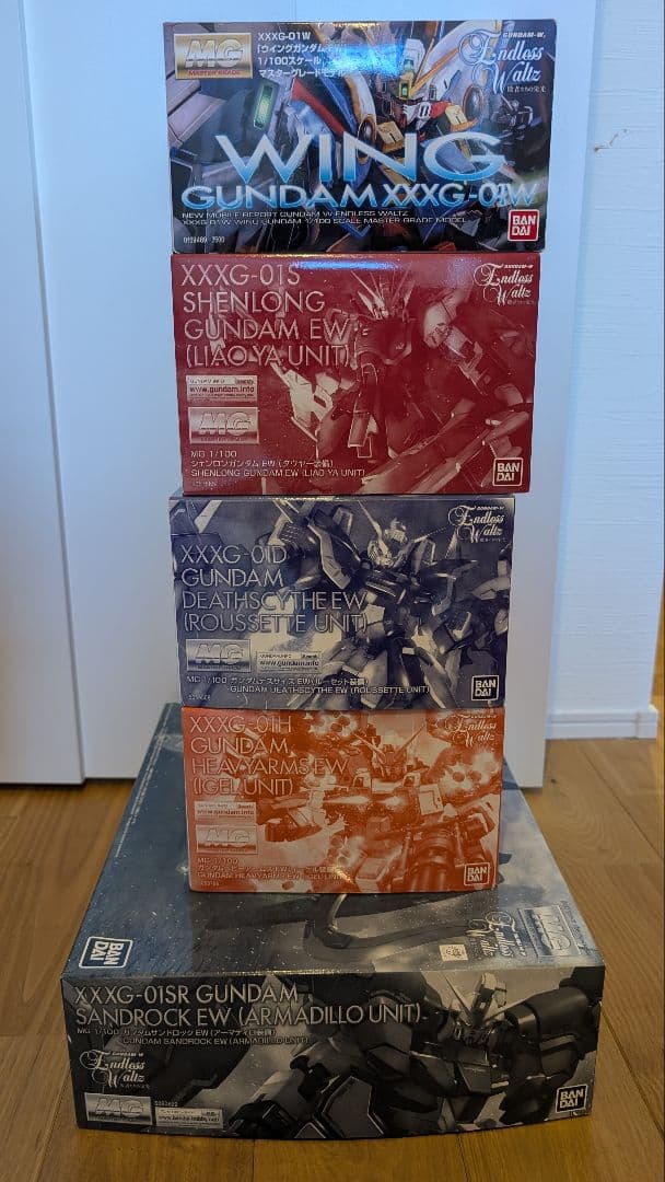 MG ウイング　デスサイズ　サンドロック　シェンロン　ヘビーアームズ　ガンダムW