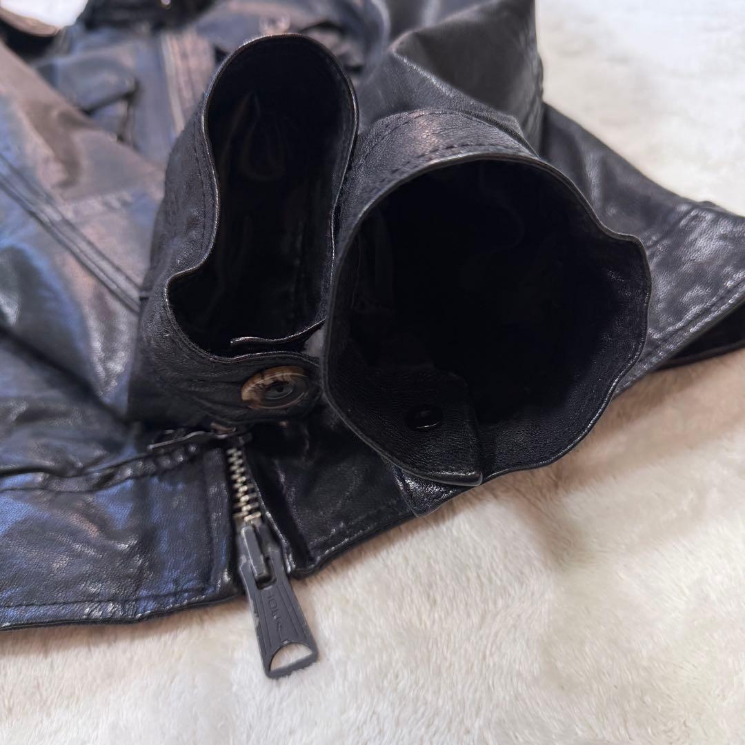 Y2K バッファローボブズ シワ加工シングルライダース 匠レザー CLASSIC