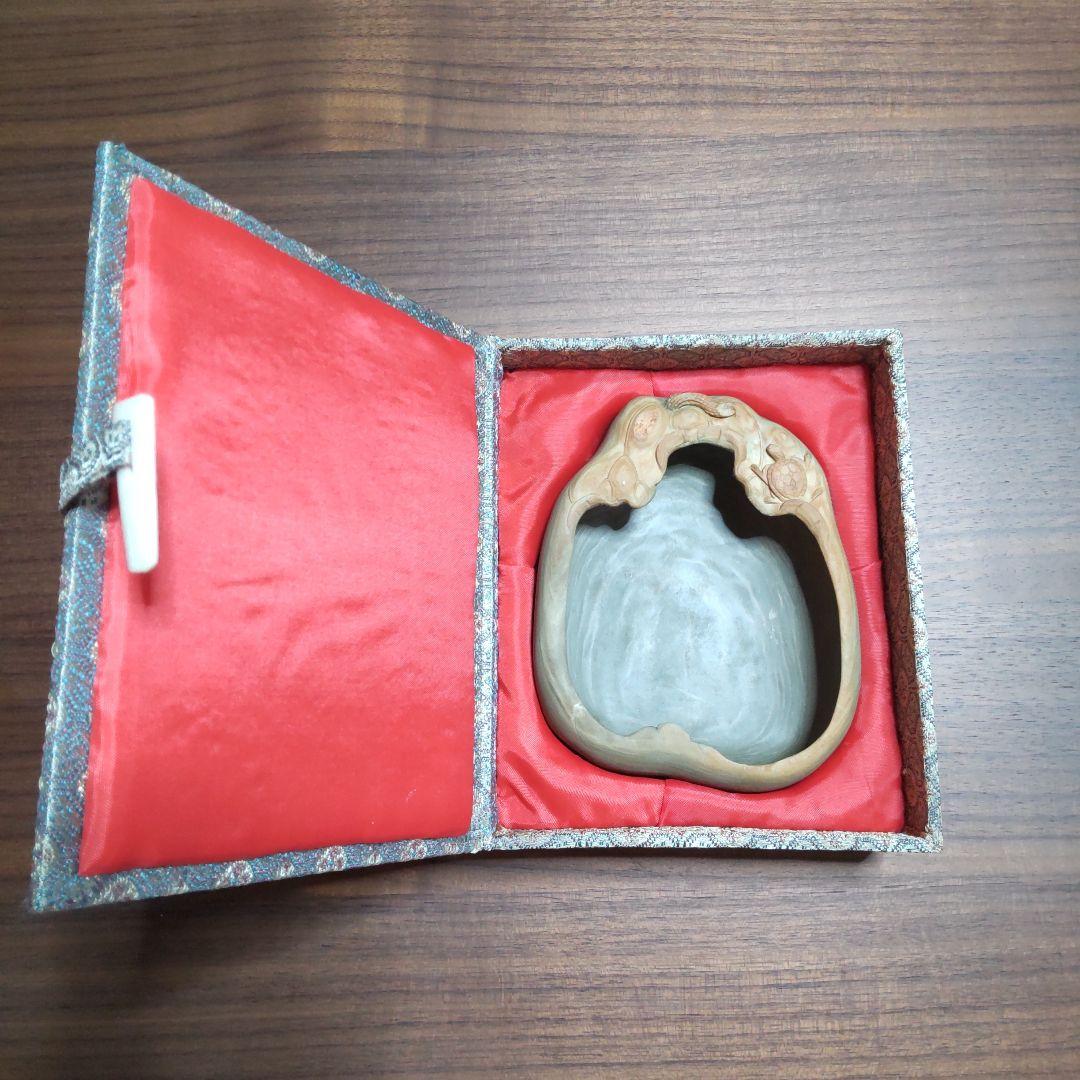 希少品 美品 緑端渓 筆洗 専用箱(化粧箱)付き