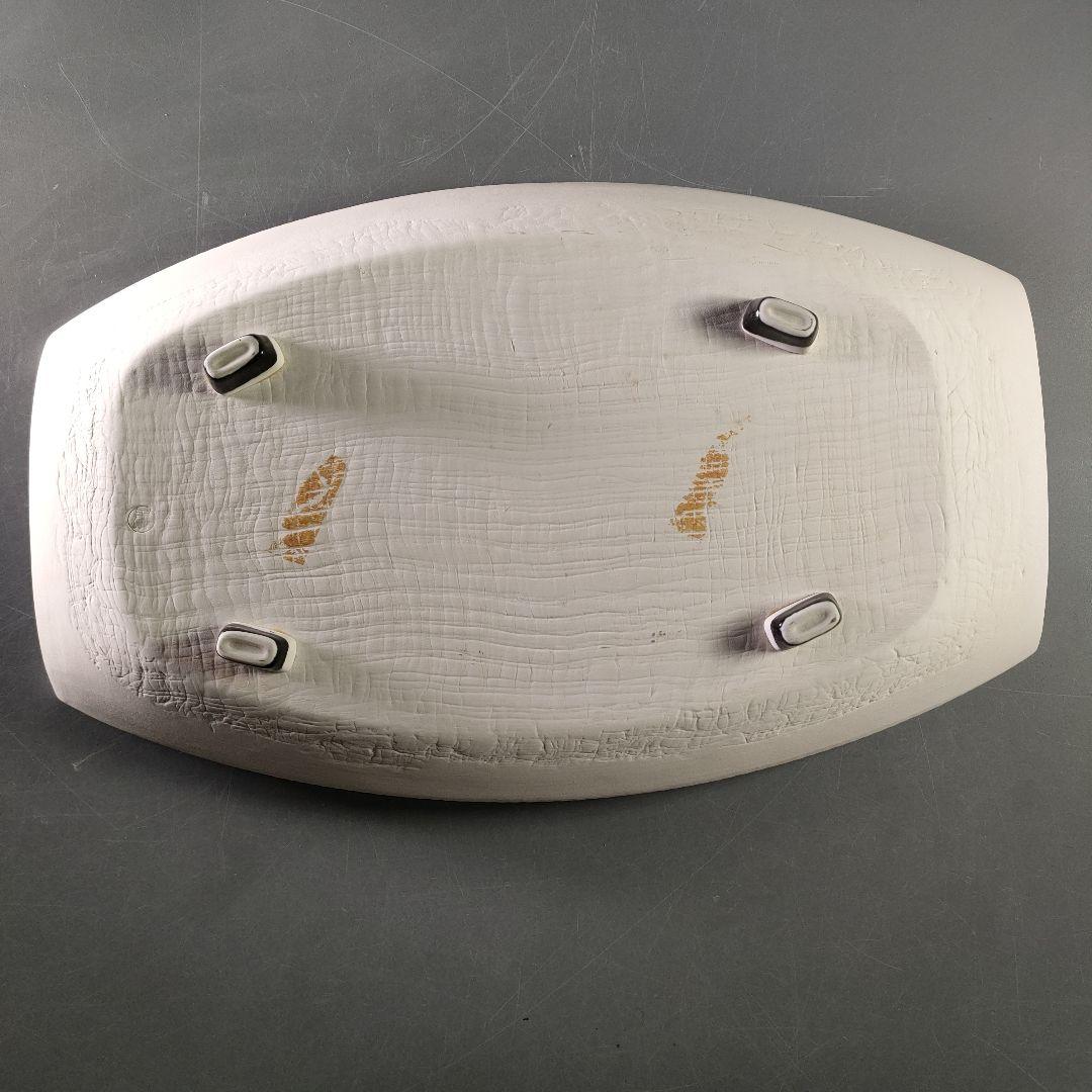 A885-2/平戸三川内焼/山玉泉 造/錦老松絵盛込皿/大皿/額皿/盛皿/