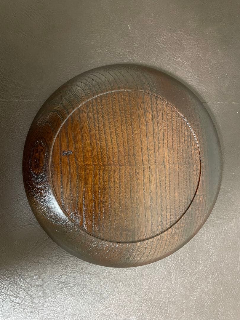 川北良造　神代欅　干菓子盆　共箱　栞　人間国宝　茶道具　漆器