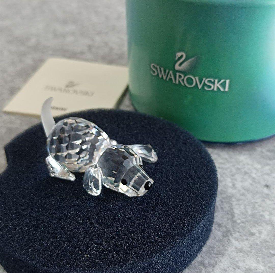 【SWAROVSKI スワロフスキー】犬☘ 置物 インテリア