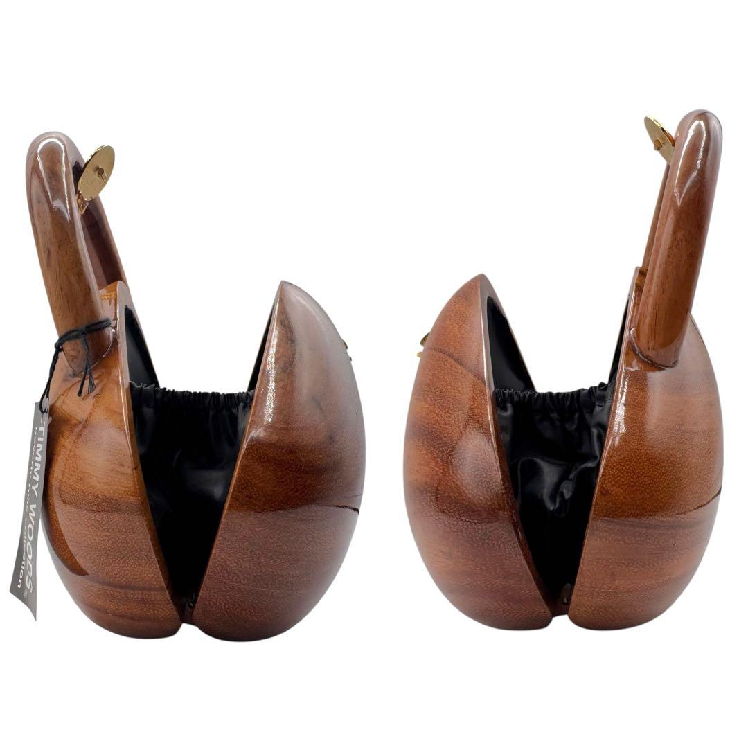 TIMMY WOODS ウッドバッグ 木製 アート 保存袋 カード タグ付