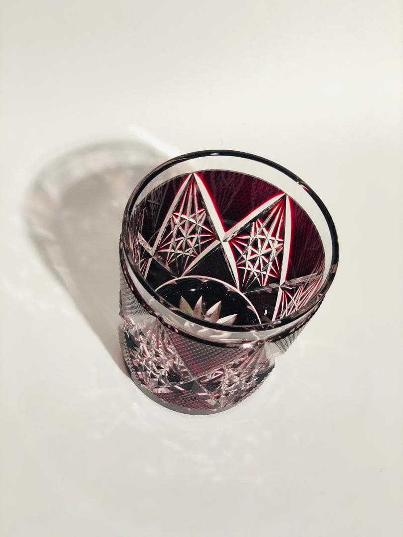 薩摩切子 タンブラー（紅）