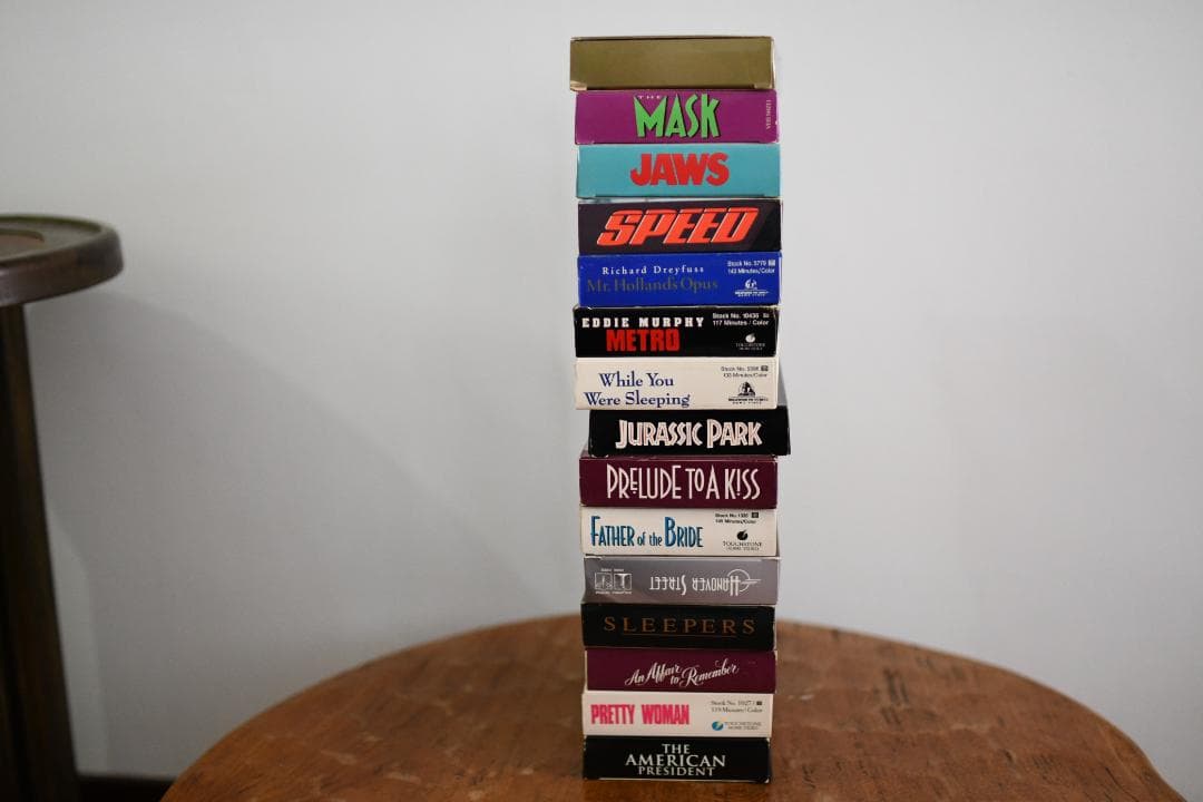 ビンテージVHS ビデオテープ 1990’s インテリア