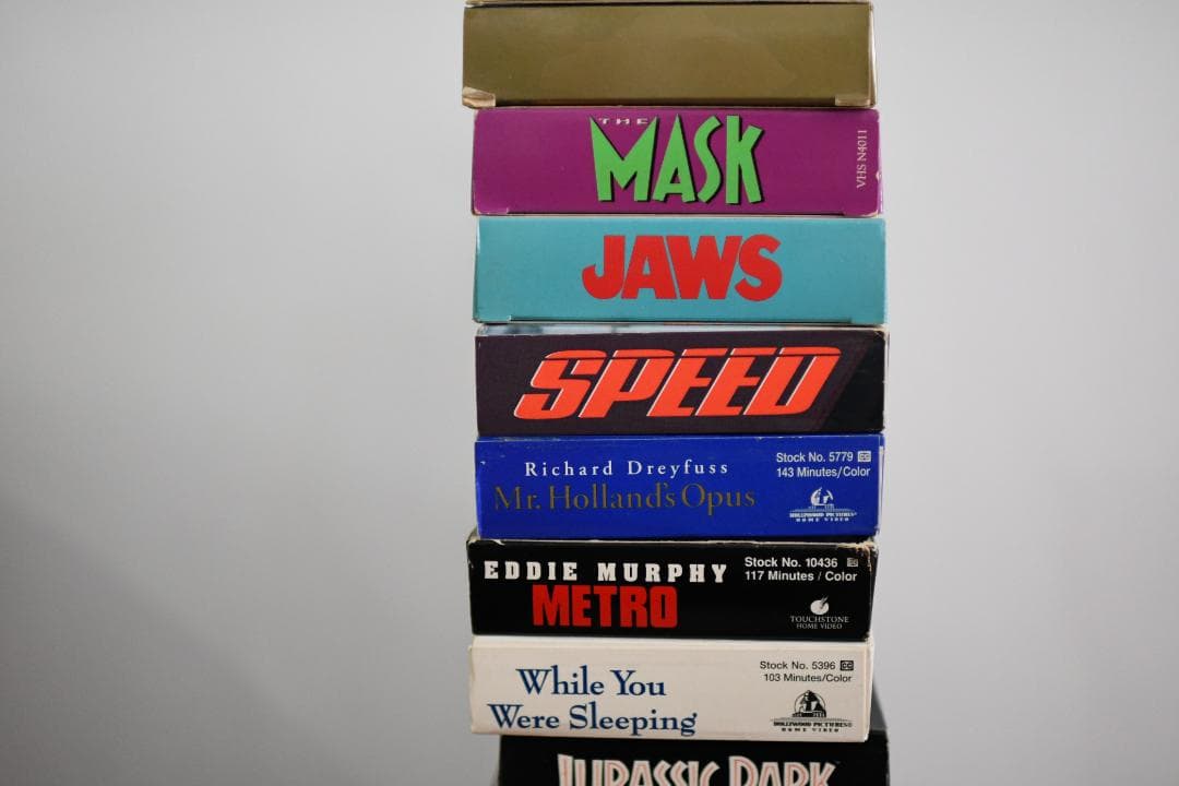 ビンテージVHS ビデオテープ 1990’s インテリア