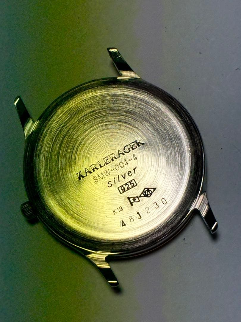 KARLERAGER カールラガー K18 SV 925 メンズ腕時計